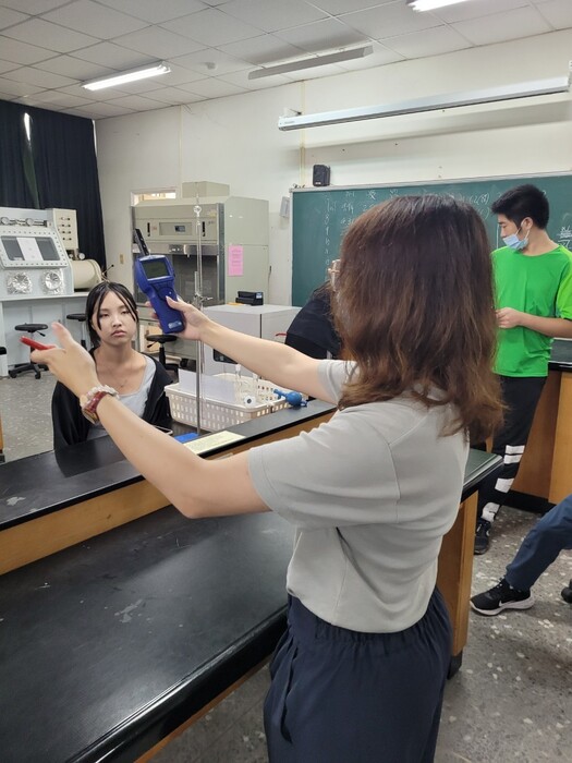 實驗場所二氧化碳實測