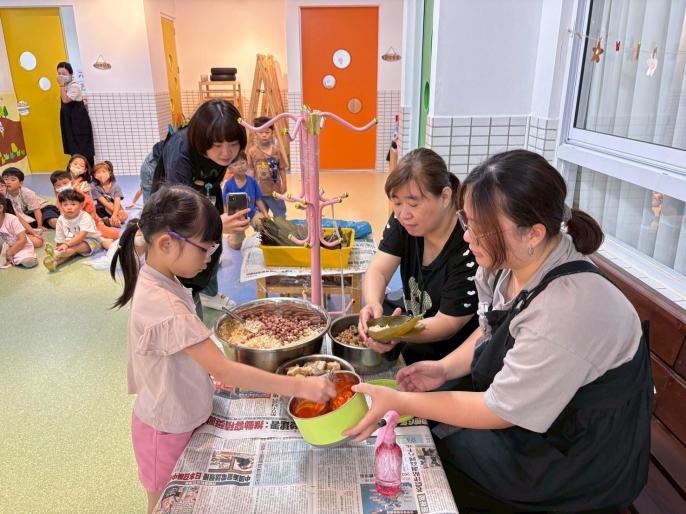 包粽子創作圖片